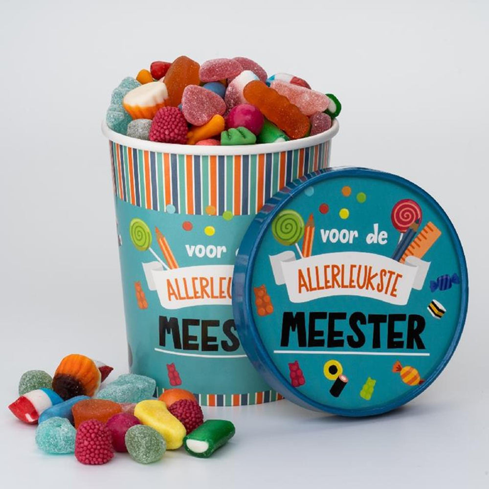 Paperdreams snoepbeker ø12x14cm - meester