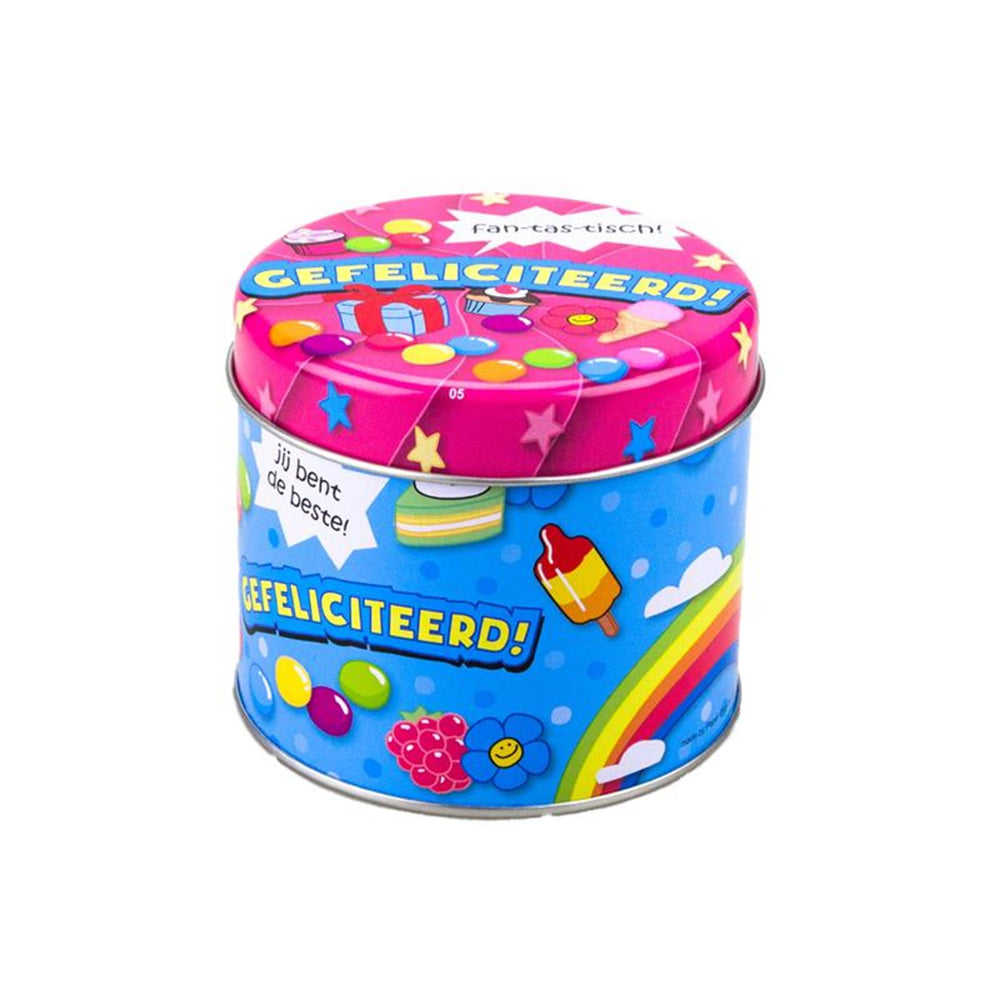 Paperdreams snoepblikje - gefeliciteerd