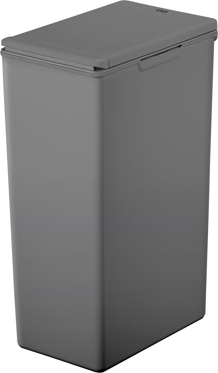 Eko - morandi touch 40 liter - plastic - grijs - prullenbak