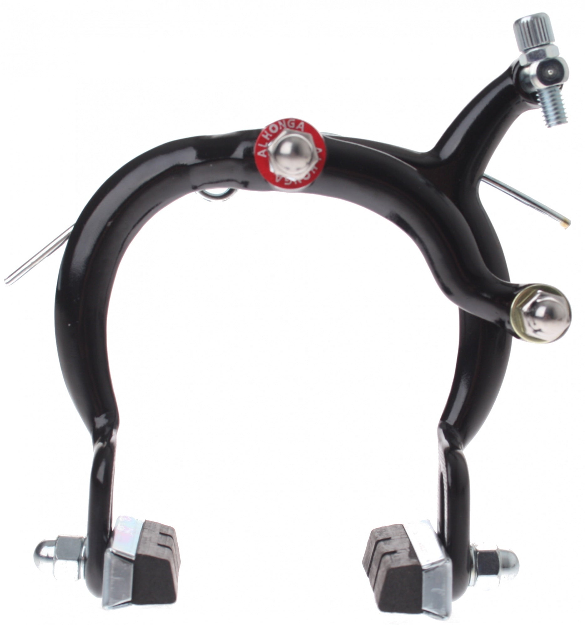 Jeu de freins latéraux Alhonga, arrière noir (paquet suspendu).