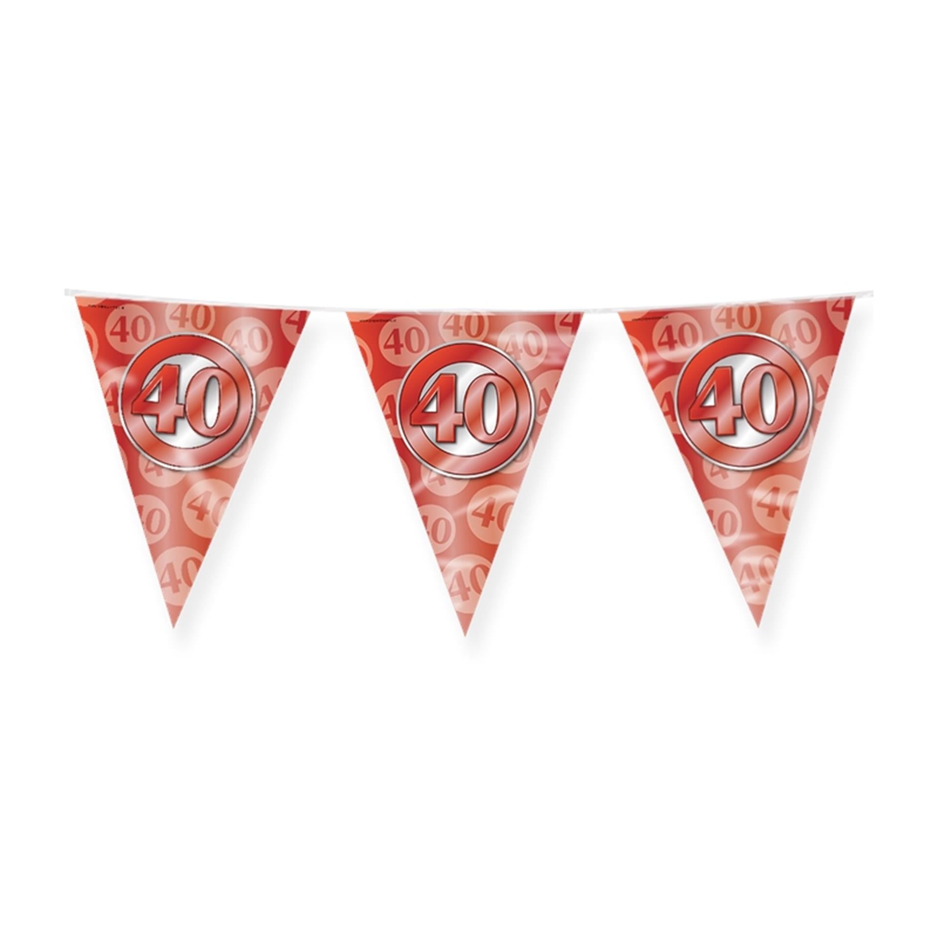 Paperdreams party vlag 40 jaar getrouwd