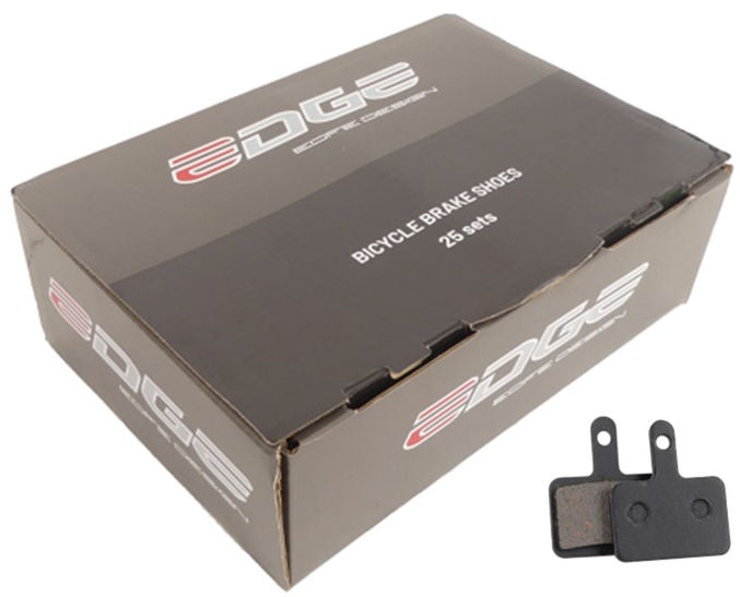 Schijfremblokset Edge - model Shimano B01S - Semi metaal (werkplaatsdoos á 30 paar)