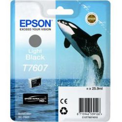Inktcartridge epson t7607 licht zwart
