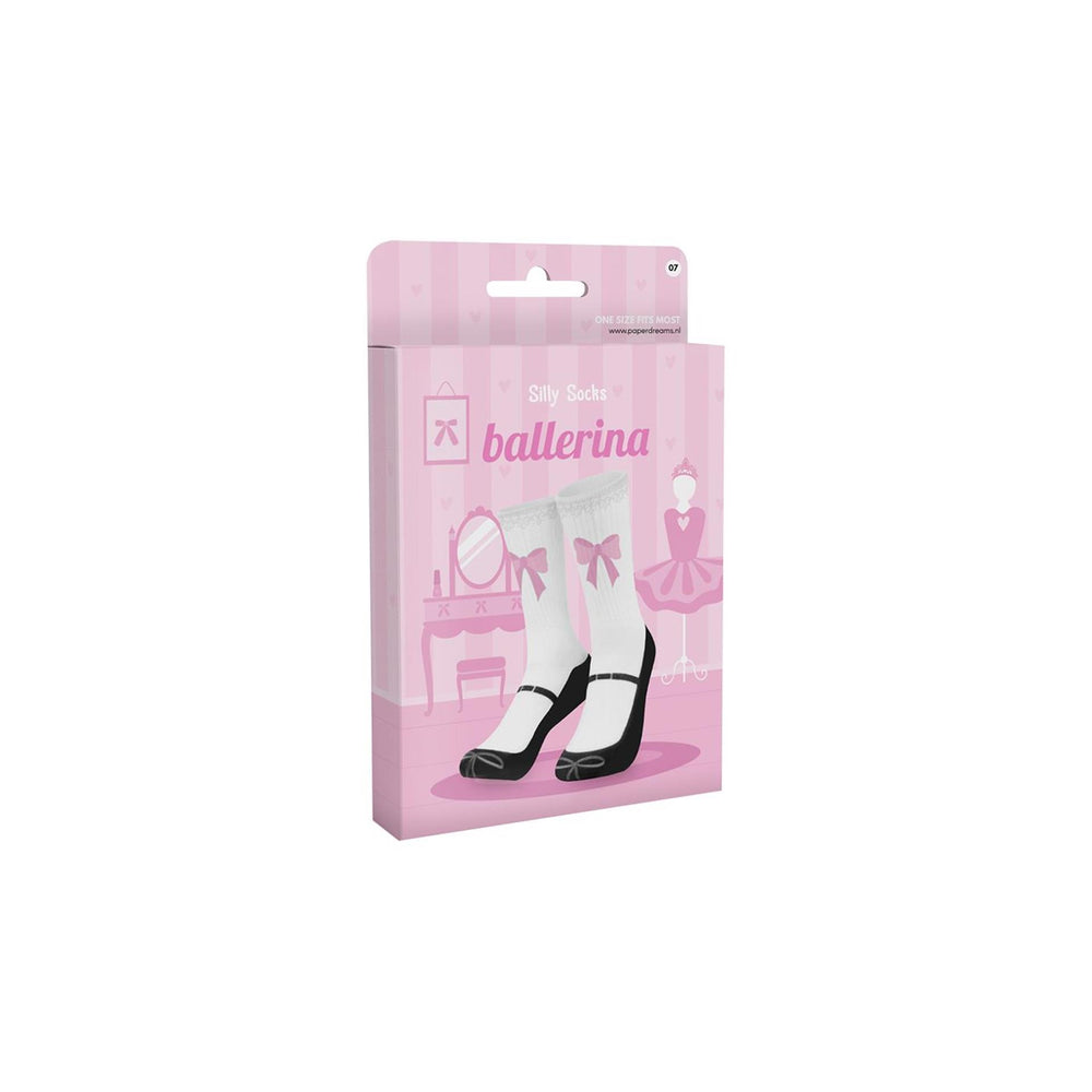 Paperdreams silly socks - ballerina - polyester