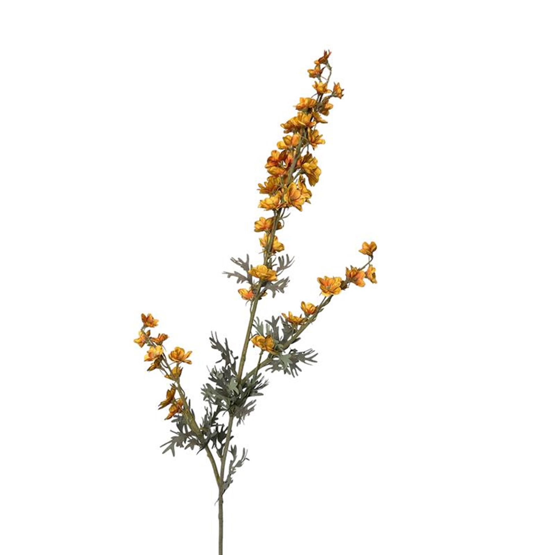 Roberts collection kunstbloem delphinum tak 85cm okergeel