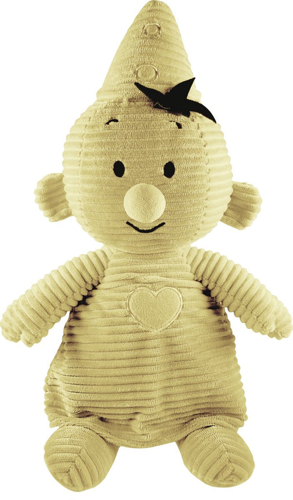 Bumba Corduroy Plush Toy - Soft Yellow Corduroy Stuffed Animal - 35 cm