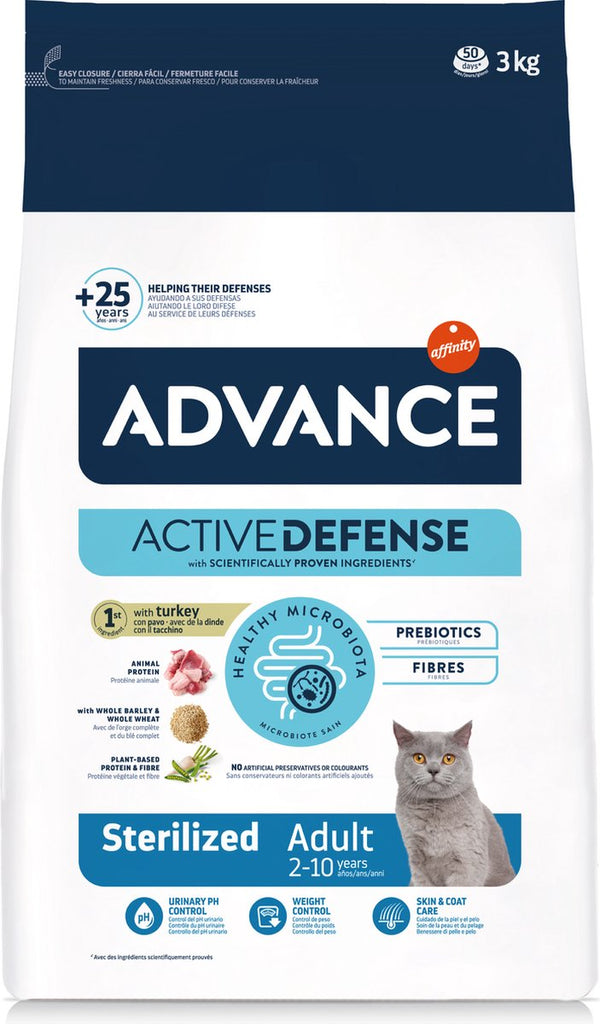 Advance - sterilized - turkey - kattenvoer - 3 kg