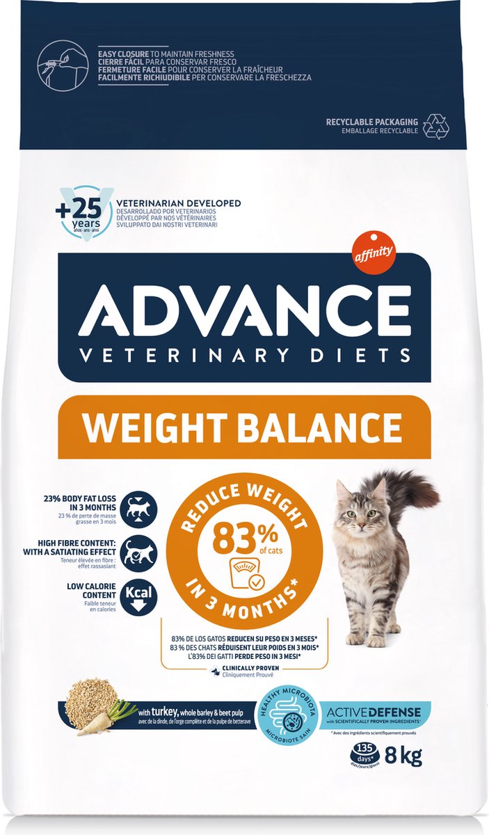 Advance Veterinary Diet voor katten met een goed gewicht