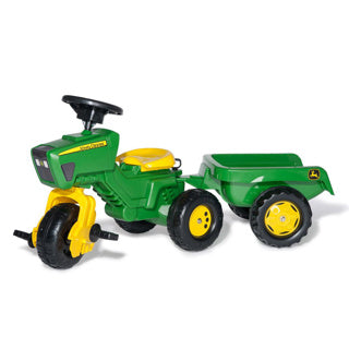 Rolly speelgoed Traptractor RollyTrac John Deere junior groen