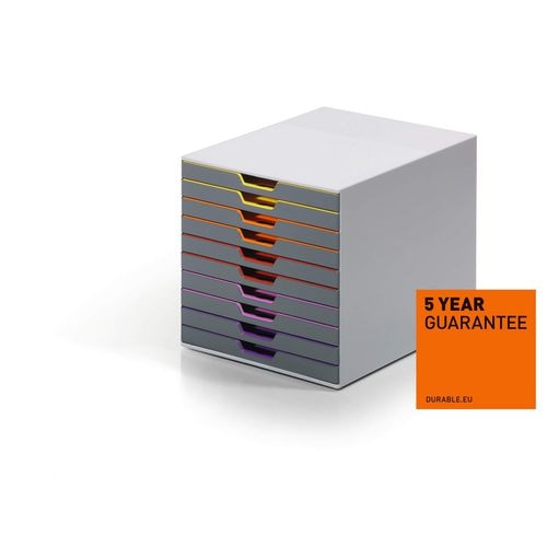 Ladekastje durable 761027 kunststof grijs