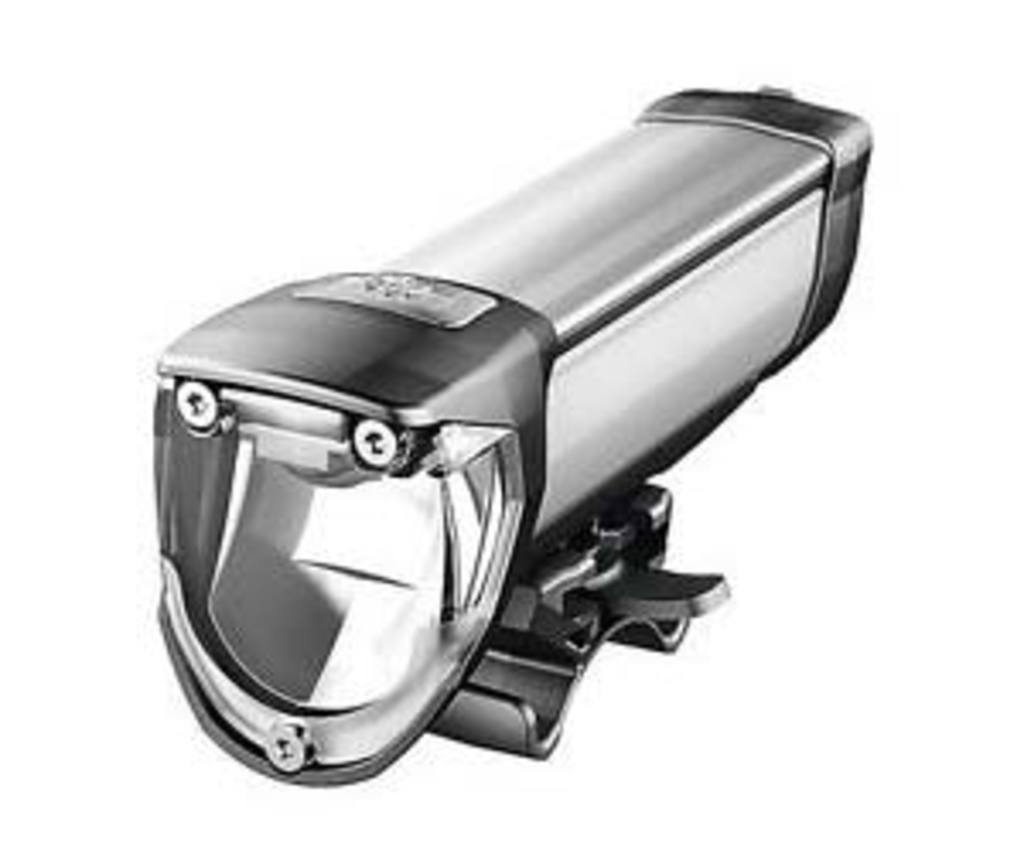 Koplamp Busch en Müller IXON Core USB oplaadbaar 50 Lux - zilver