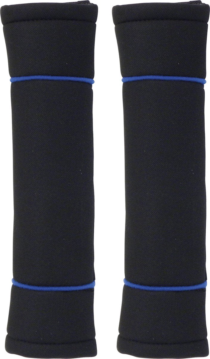Carpoint gordelhoezen classic zwart blauw