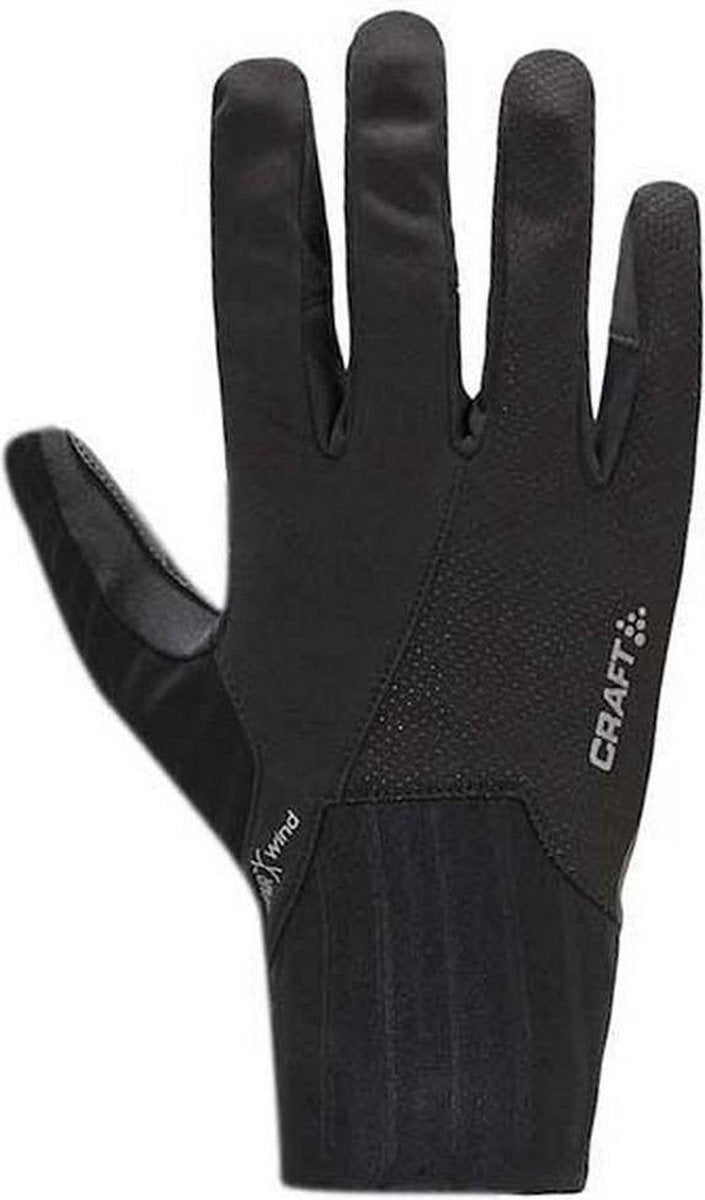 Craft all weather glove fietshandschoenen - maat 8 - black zwart