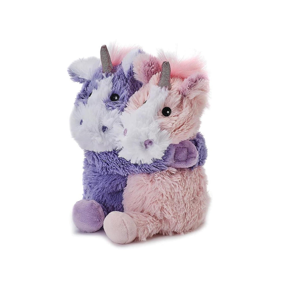 Warmies magnetronknuffel unicorns met lavendel geur