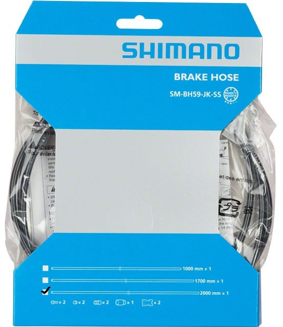 Conduite de frein frein à disque Shimano SM-BH59 2000mm - noir