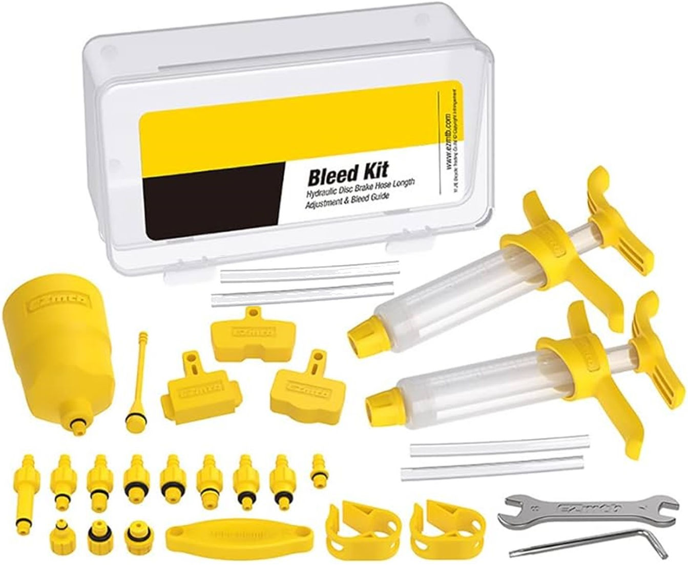 Ontluchtingsset EZ-MTB Lite - incl. kunststof adapters