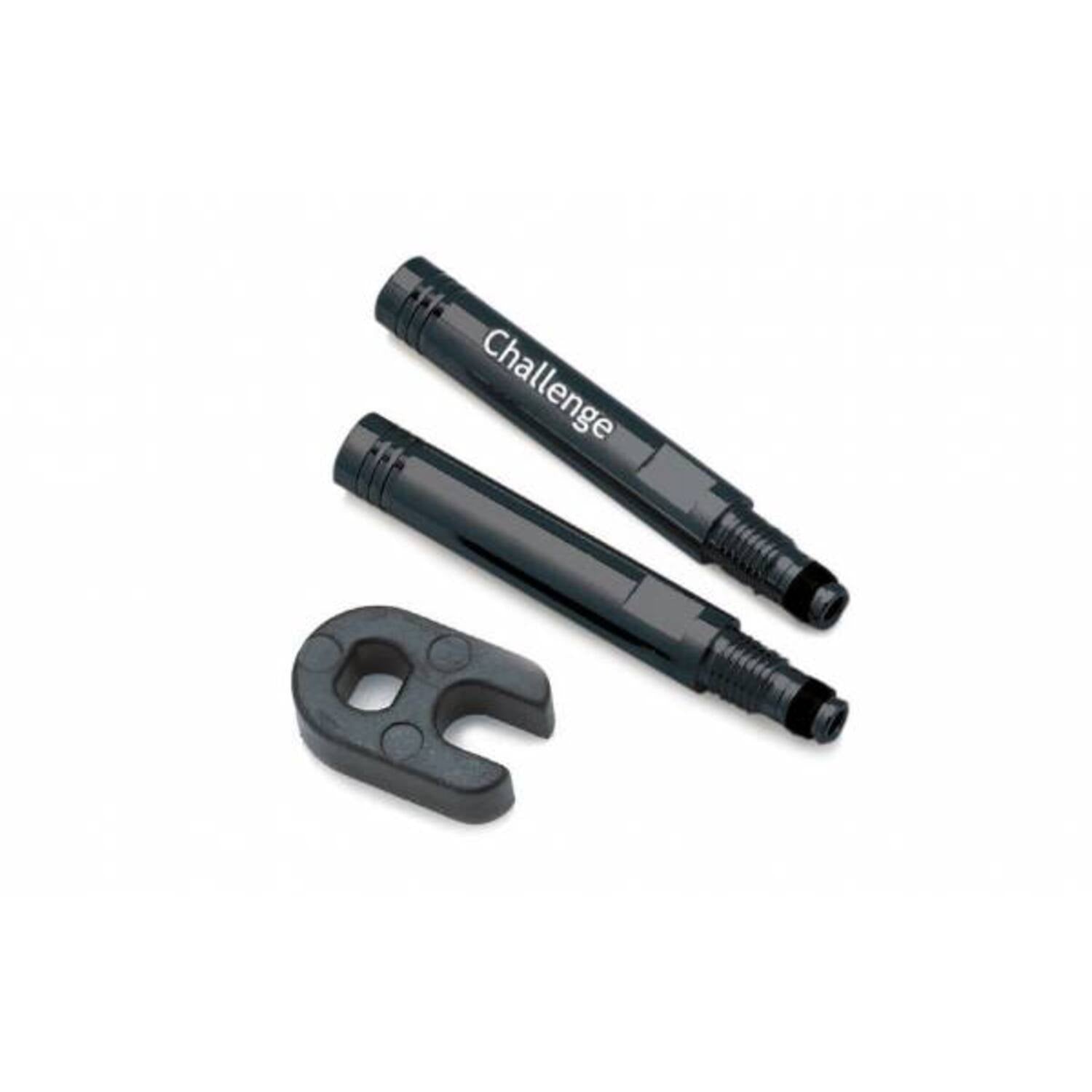 Challenge - jeu de prolongateurs de valve 41,5 mm noir 2 pièces