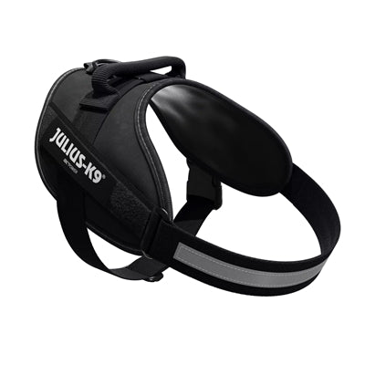 Julius k9 Idc powerharnastuig voor labels zwart