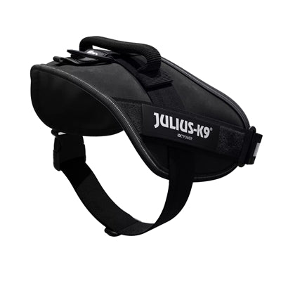 Julius k9 Idc powerharnastuig voor labels zwart