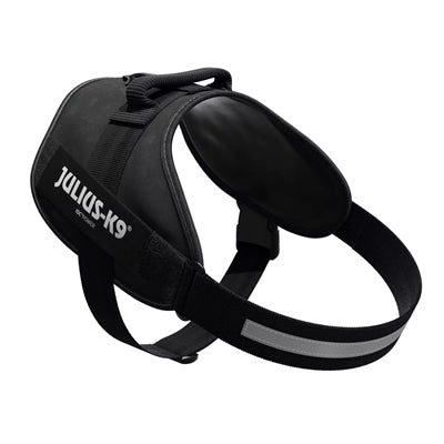 Julius k9 Idc powerharnastuig voor labels zwart