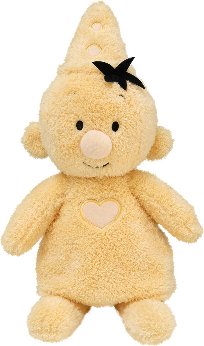 Studio 100 bumba knuffel pluizig pluche - geel, 35cm