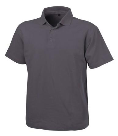 Dassy polo shirt leon katoen grijs l
