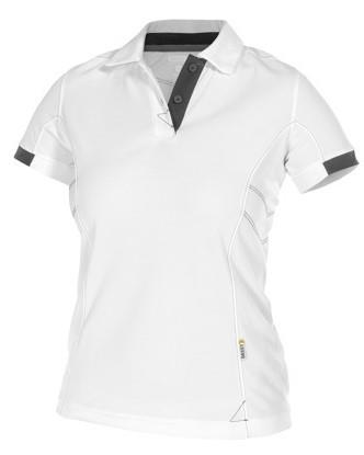 Dassy polo traxion women wit grijs s