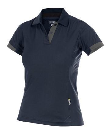 Dassy polo traxion women marine grijs xxl