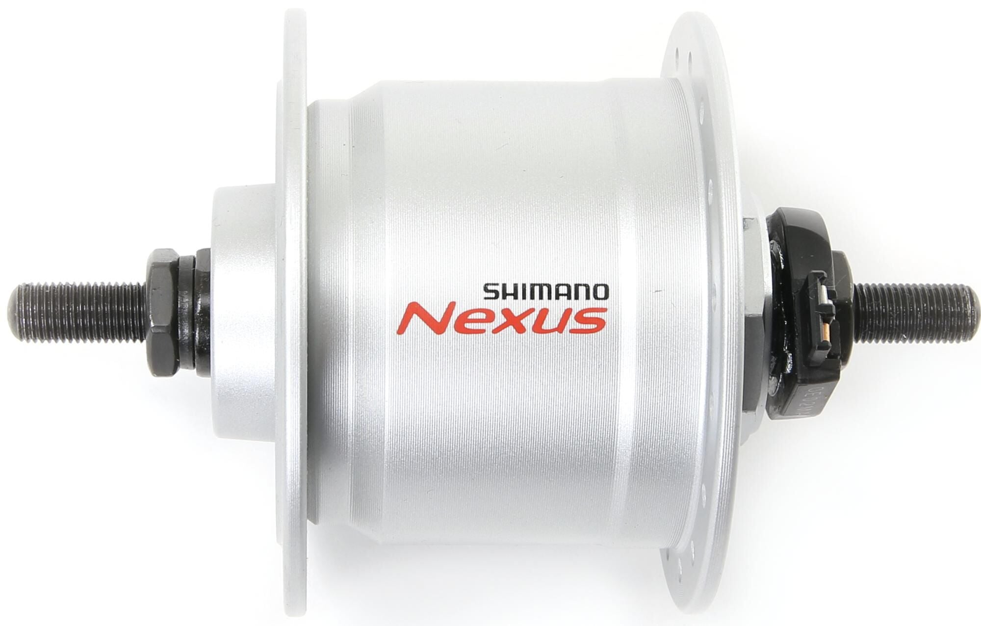 Shimano naafdynamo dh-c3000 shim.hub dyn.dhc3003 28h sol.axle 6v 3w sil.e2