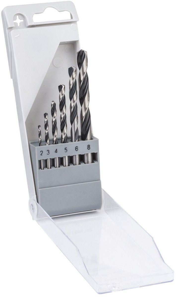 Bosch hss pointteq serie - metaalboorset - 6-delig - snel en nauwkeurig