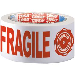 Tesa verpakkingsplakband: fragile | ft 50 mm x 66 m