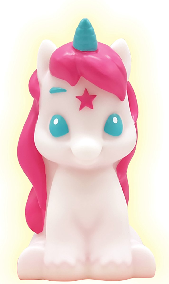 Lexibook unicorn 3d-ontwerp kleurveranderend nachtlampje approx. 13cm