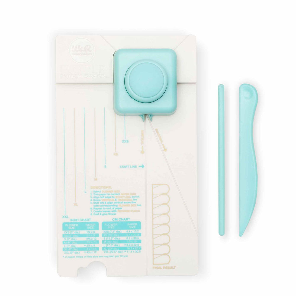 We r makers • flower punch board