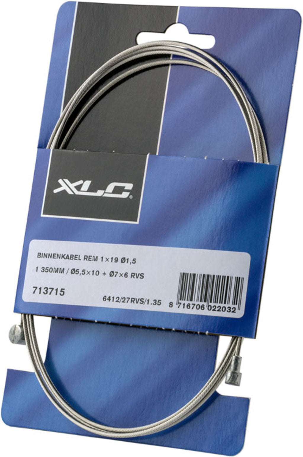 Elvedes rem binnenkabel 1350mm kabelsplitter RVS