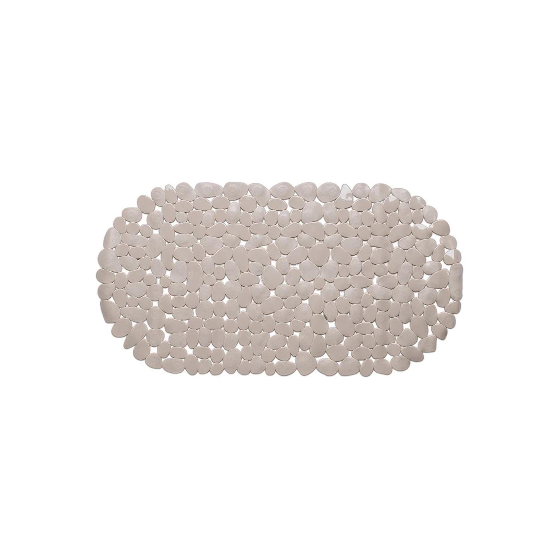 Wicotex badmat antislip stones 68x35cm taupe