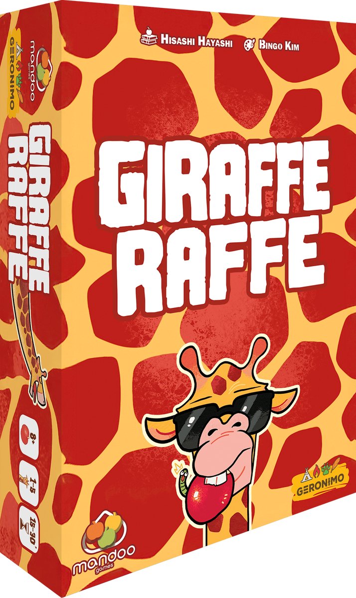 Geronimo games kaartspel giraffe raffe
