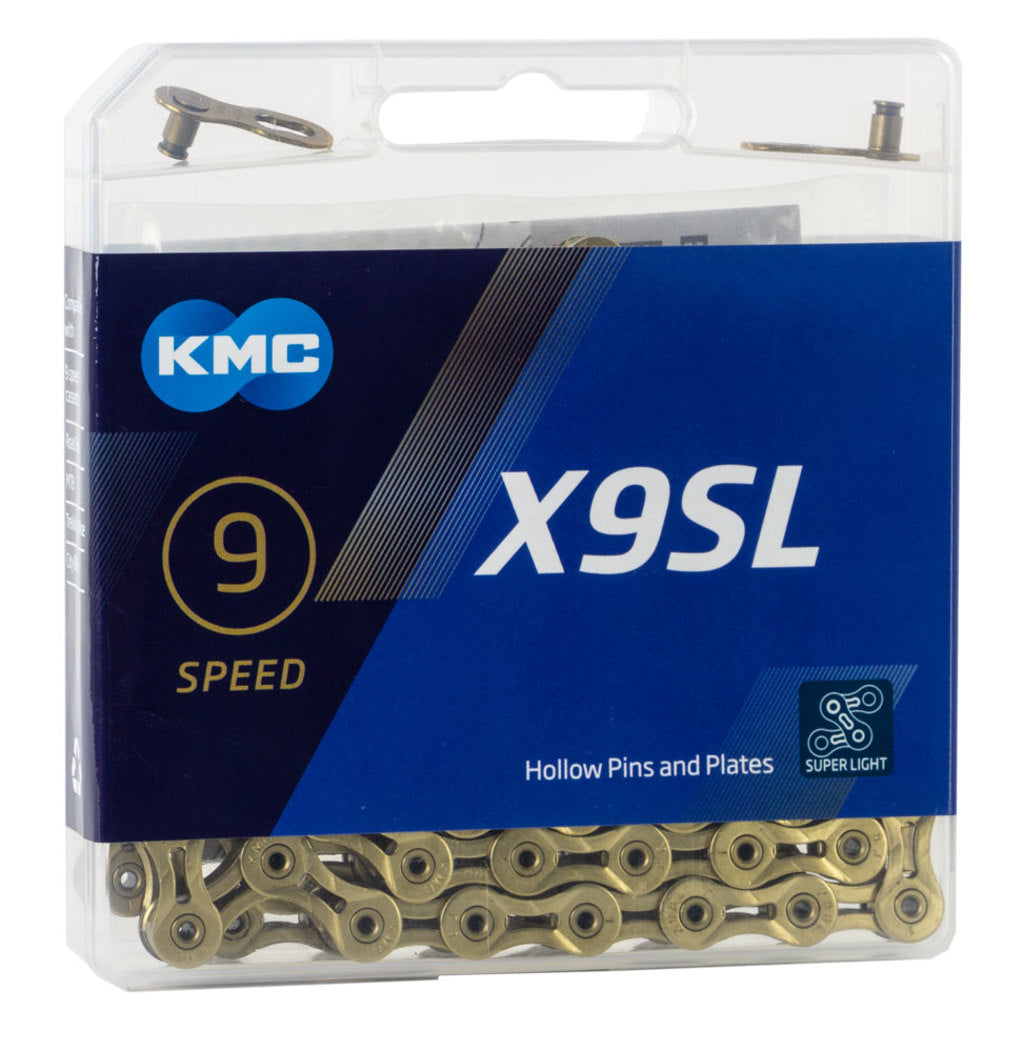 KMC Fietsketting X9SL Ti-N Goud 114 schakels