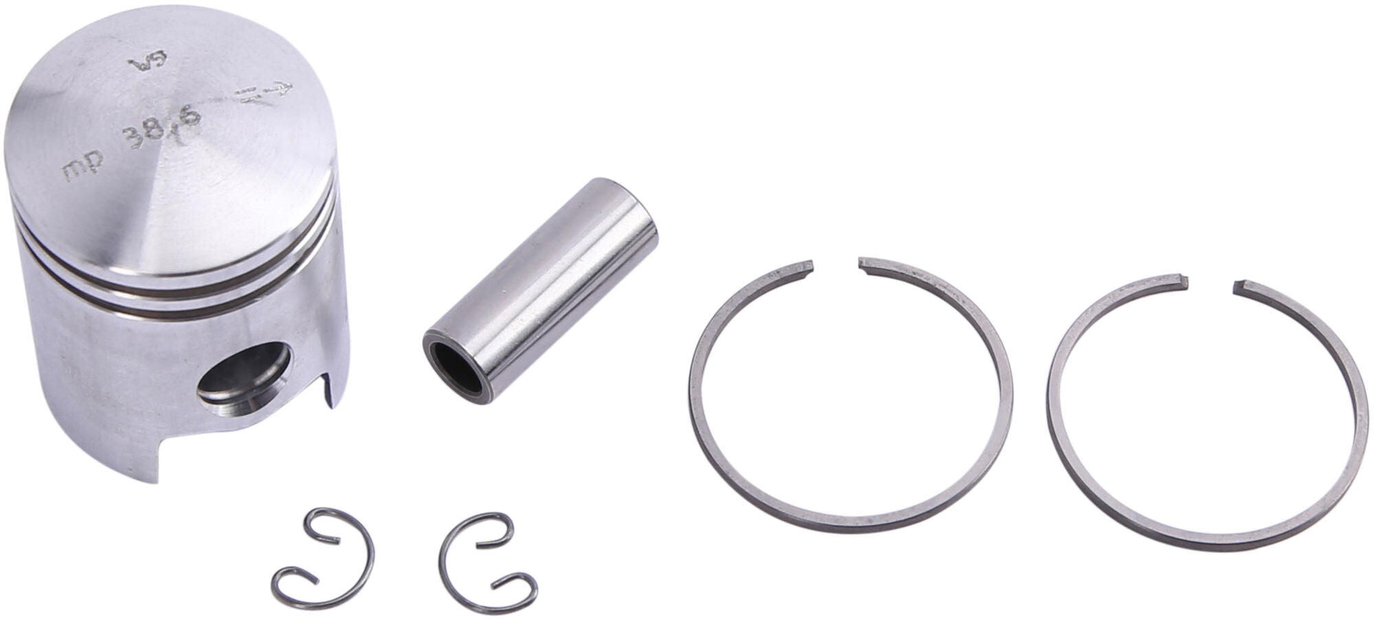 Meteor piston zuiger set 1154 . pistons meteor 38.60mm 12mm piston bolts