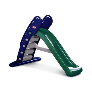 Little tikes glijbaan reuzenglijbaan groen met blauw