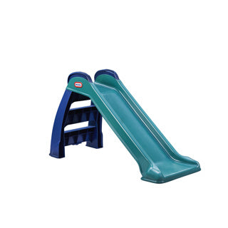 Little tikes eerste glijbaan 110 cm blauw groen