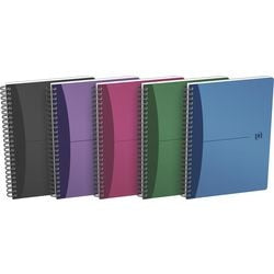 Spiraalschrift urban mix oxford pp a5 geruit 90g m2