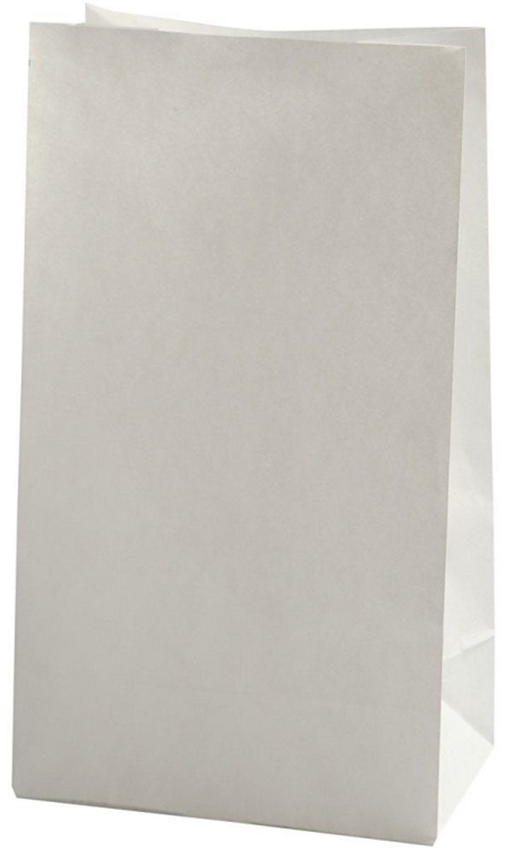 Creativ company cc papieren zakken 15x9x27 cm wit 100 stuks