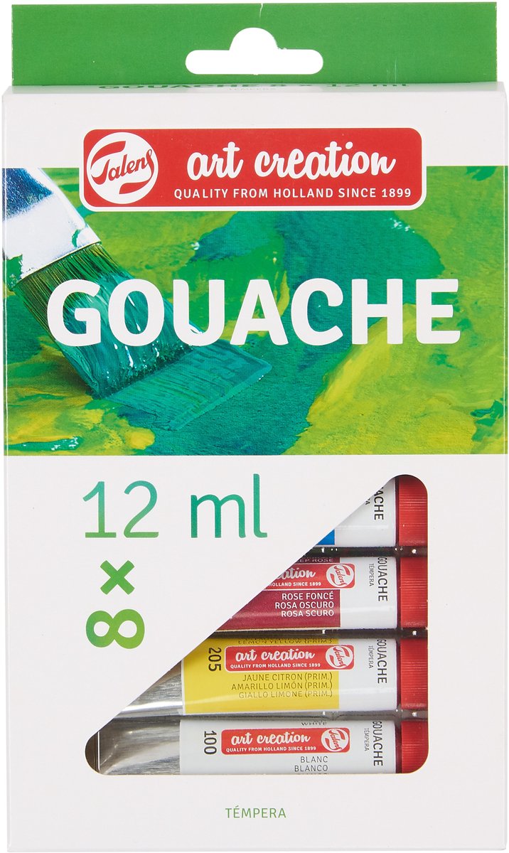 Talens art creation gouacheset 8x12ml