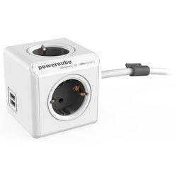 Allocacoc PowerCube Uitgebreide USB-stekkerdoos