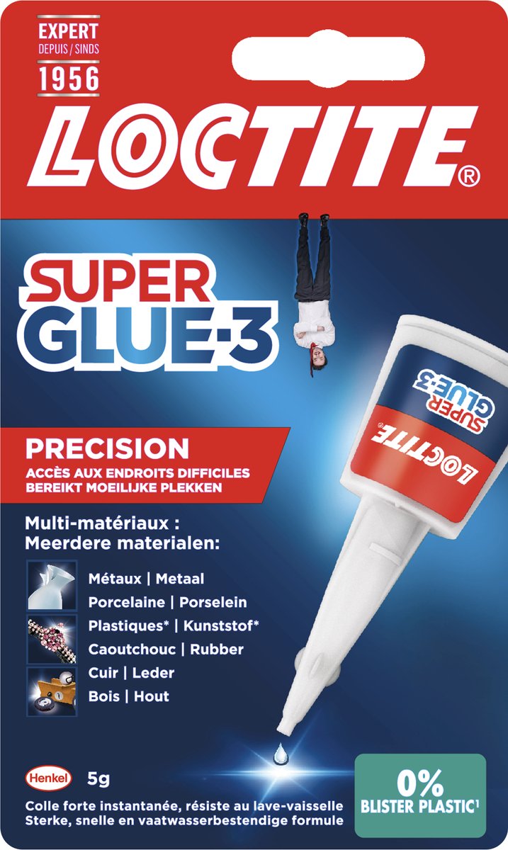 Loctite precision 5 gram extreem sterk | universele secondenlijm | multilijm voor knutsel precisie oplosingen | sterke alleslijm.