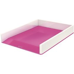 Leitz wow brievenbak - roze wit