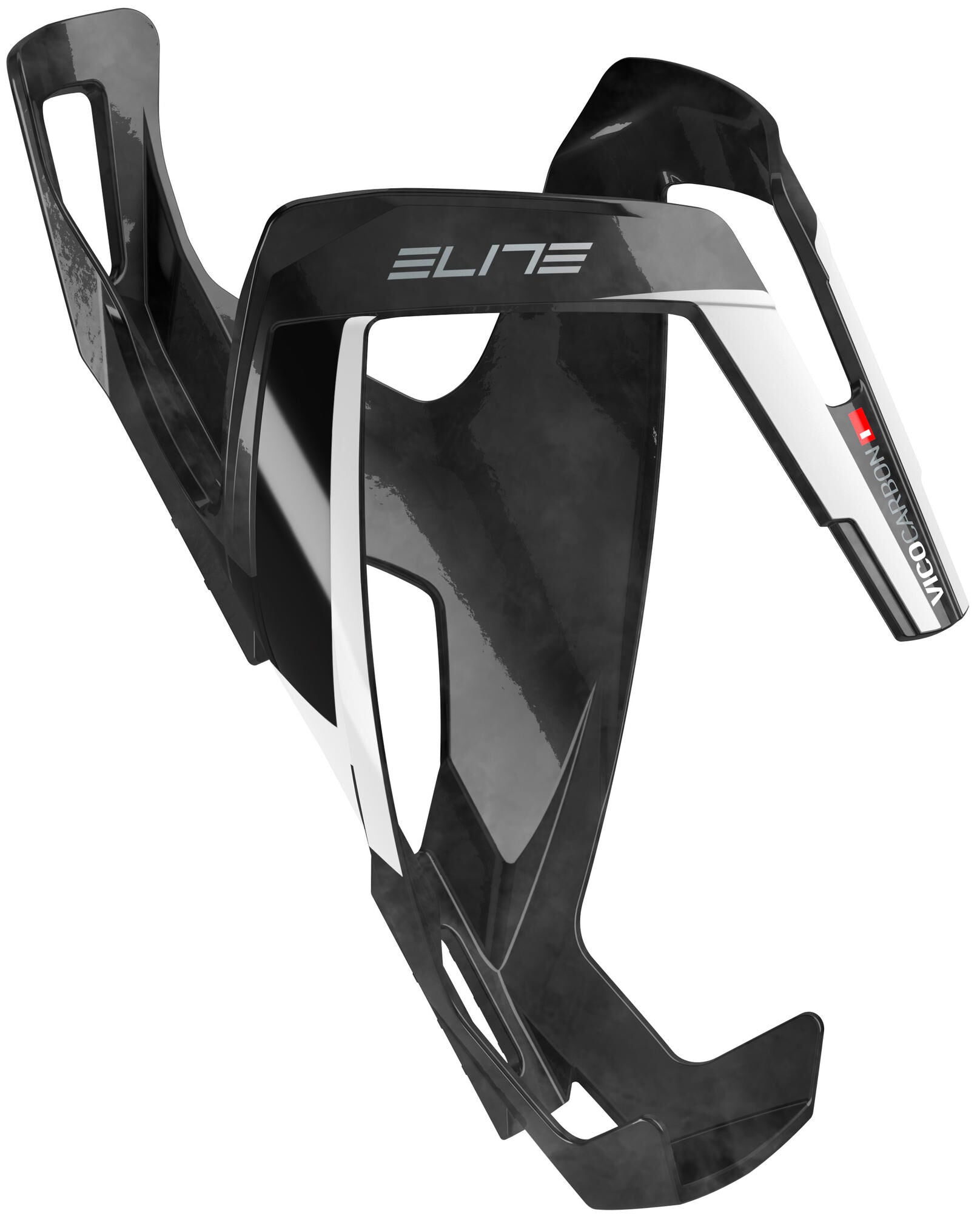 Elite bidonhouder vico carbon bottle cage vico carbon glossy white