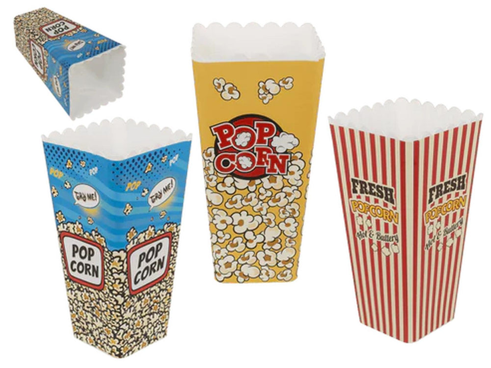 Ootb popcornbeker kunststof 10x10xh24,2cm