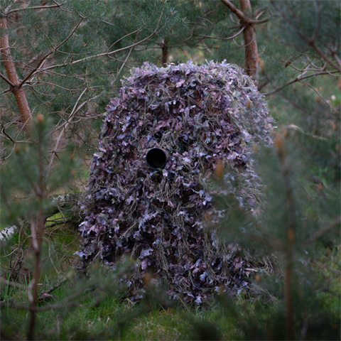 Buteo fototoestel hybride camouflagenet natuurlijk groen 1,5x3 m