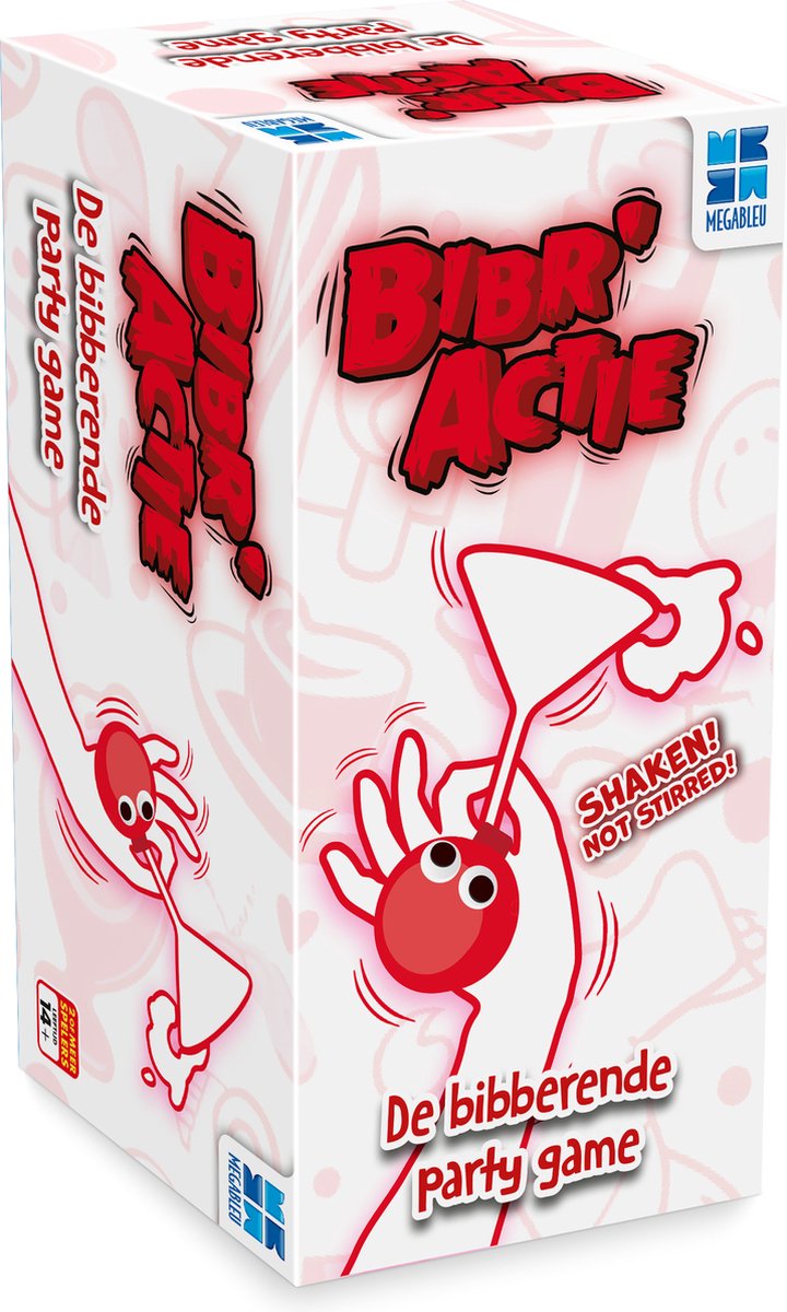 Megableu bibr'actie - hilarisch partyspel met bibberende uitdagingen - actiespel voor familie en vrienden - 2-6 spelers - vanaf 14 jaar